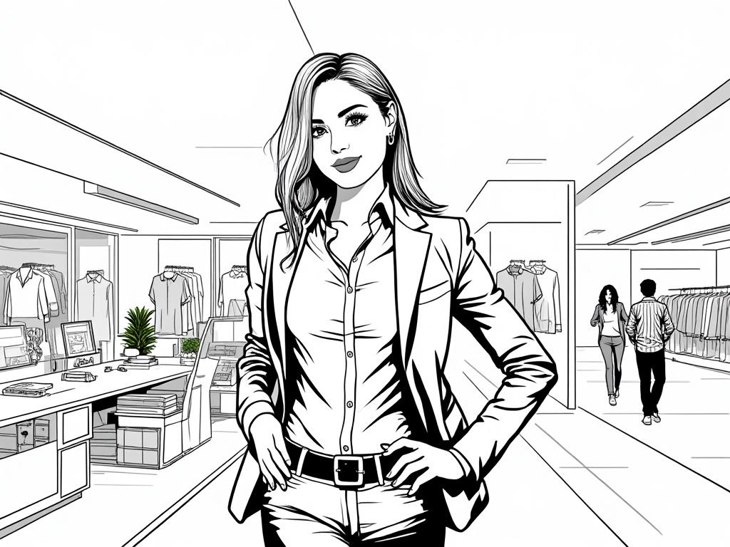 Online clothing business